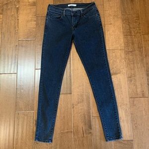 LEVIS 710 SUPER SKINNY MID-RISE JEANS
